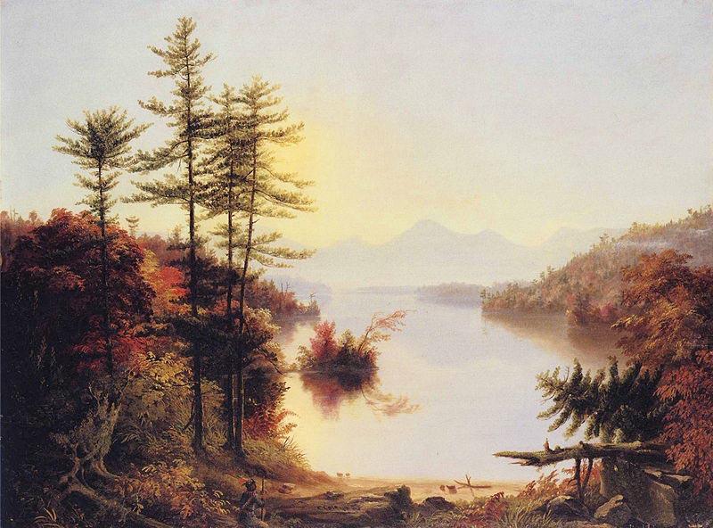 Thomas Cole Dimensions and material of painting Sweden oil painting art